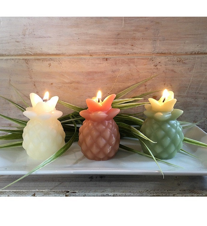 Pineapple Beeswax Candles