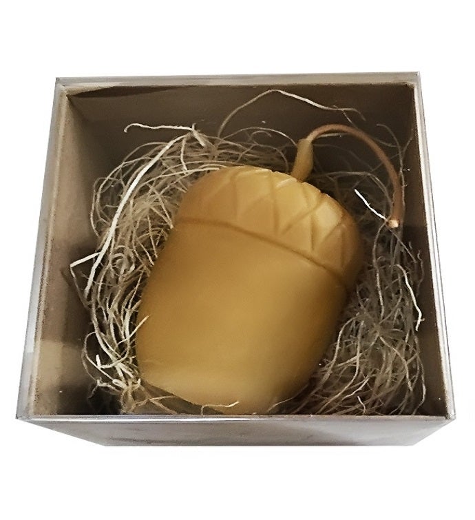 Acorn Beeswax Candle