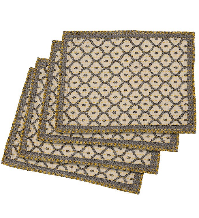 Artisan Hand Loomed Place Mat   Set of 4