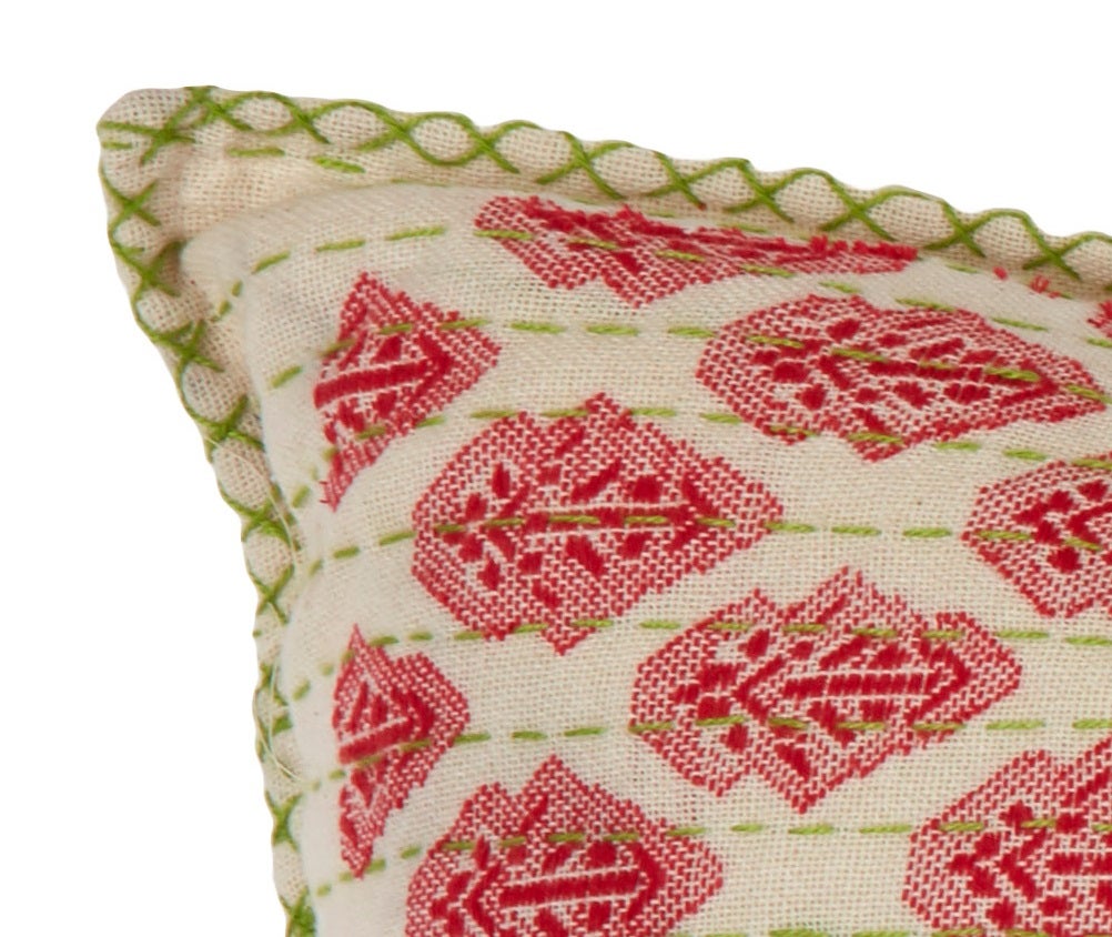 Artisan Hand Loomed Cotton Body Pillow