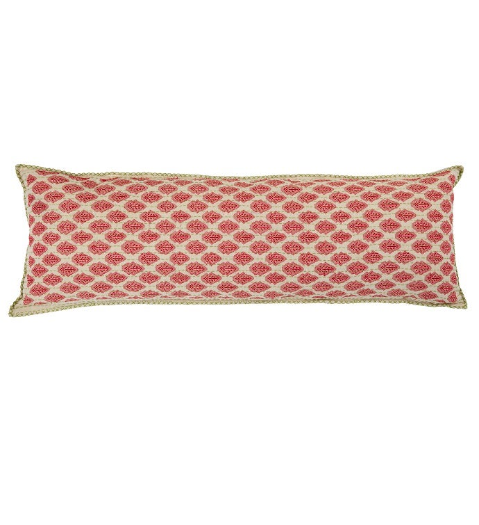 Artisan Hand Loomed Cotton Body Pillow