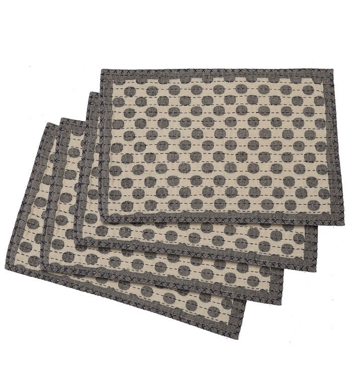 Artisan Hand Loomed Place Mat   Set of 4