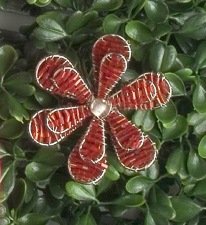 Set of Six Daisy Napkin Rings