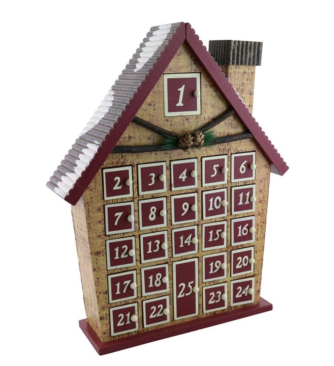 Log Cabin Advent Calendar