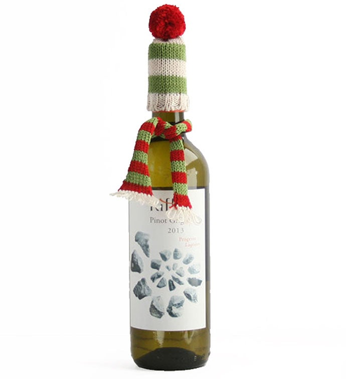 Wine Bottle Hat & Scarf Topper
