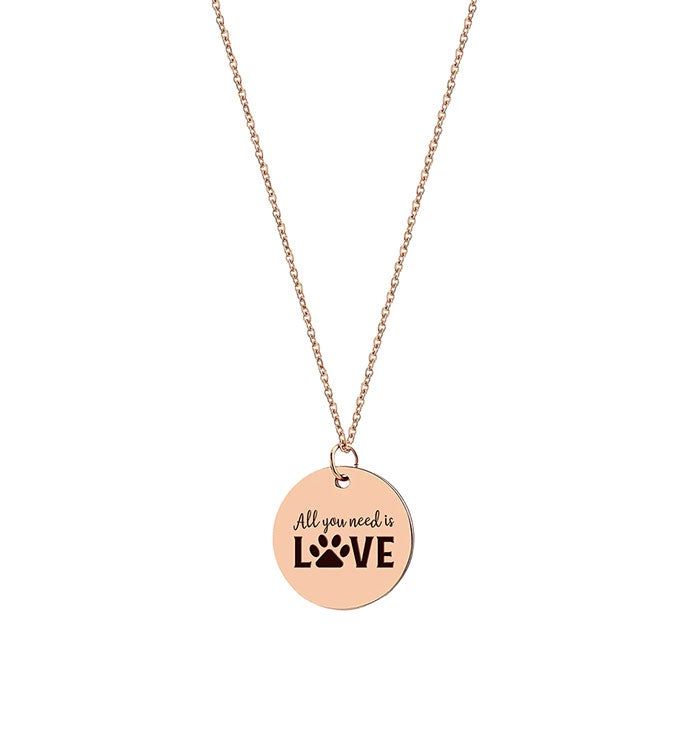 All You Need Is Love Charm Necklace