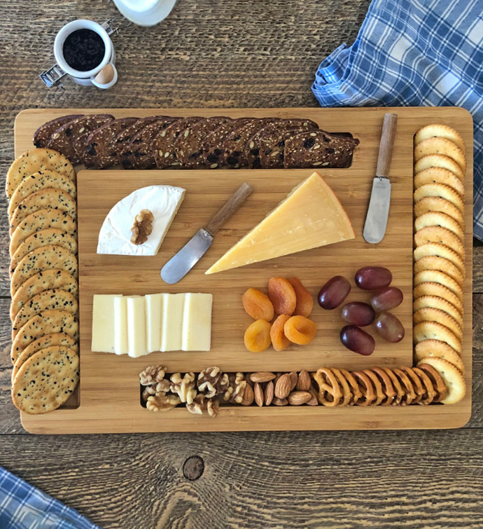 "Edge" Cheese And Crackers Board