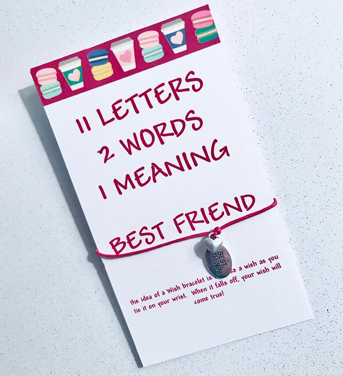 Best Friend 1 Meaning Wish Bracelet