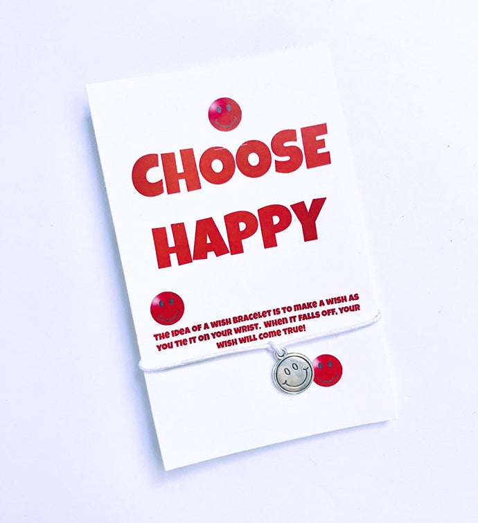 Choose Happy Wish Bracelet