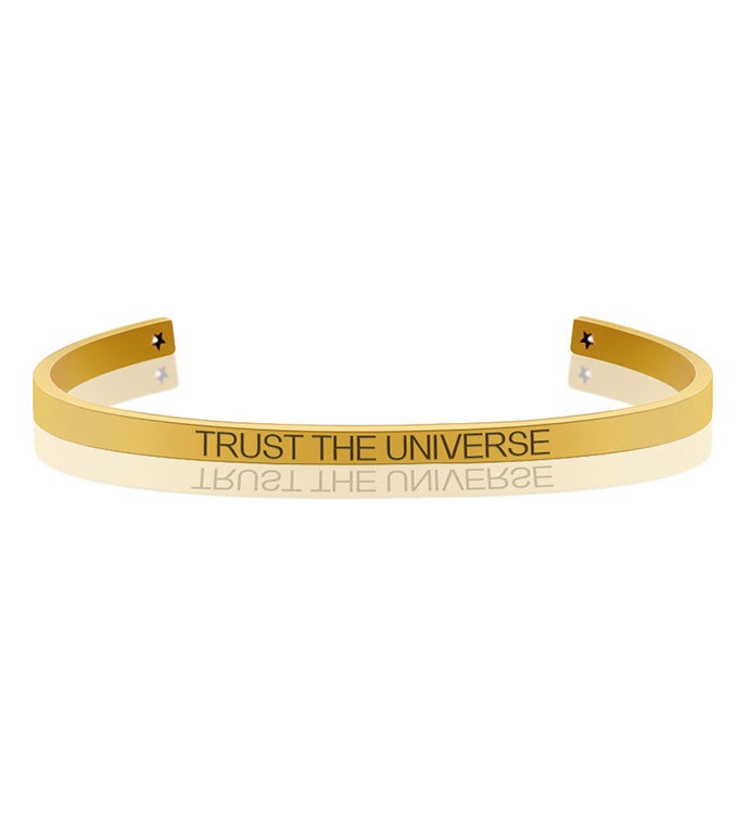 Trust The Universe Bangle Bracelet