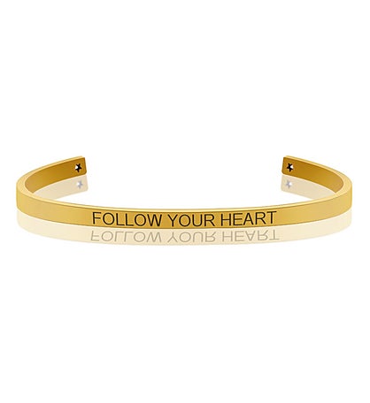 Follow Your Heart Bangle Bracelet