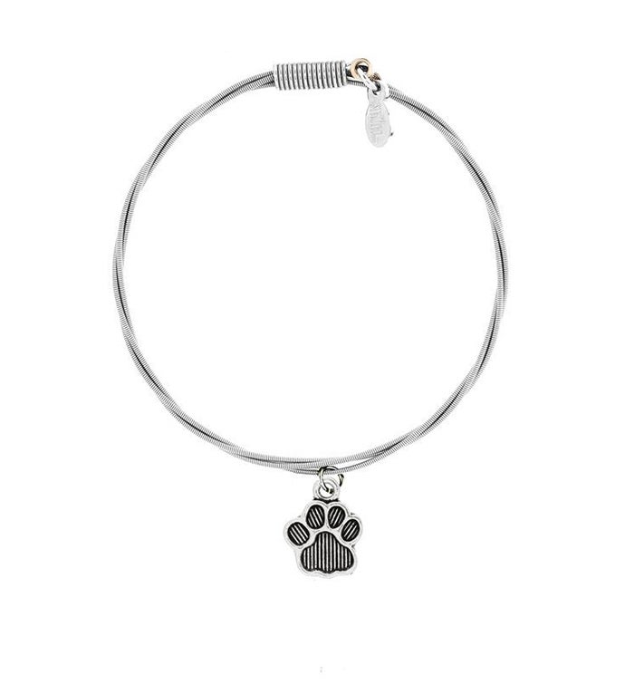 Dog Paw Guitar String Bracelet