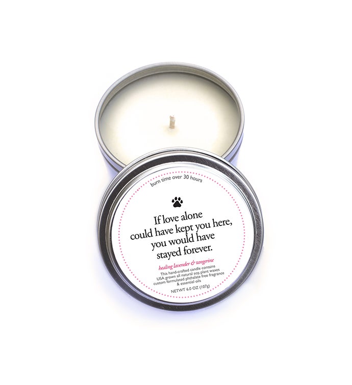 If Love Alone Pet Memorial Candle