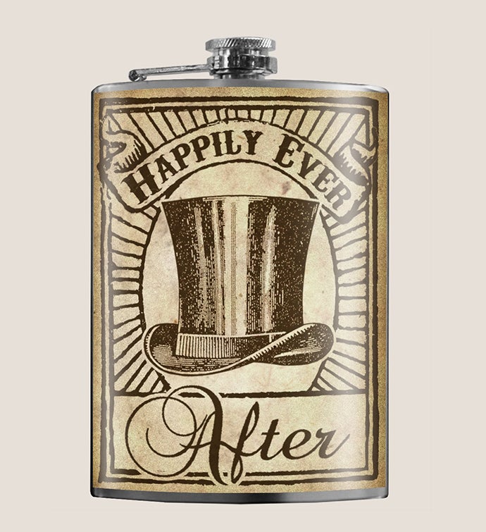 Happily Ever After   Groomsman   Flask