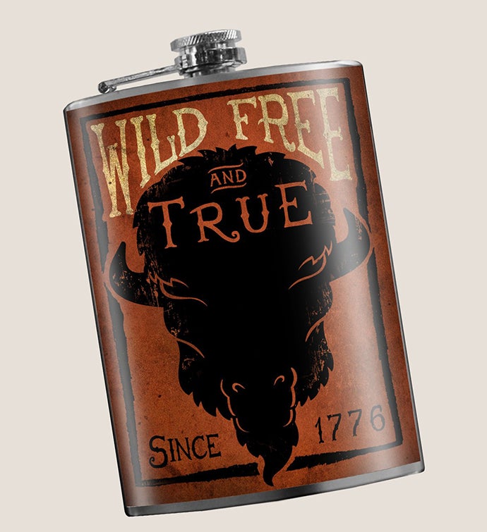 Wild, Free, & True   Flask