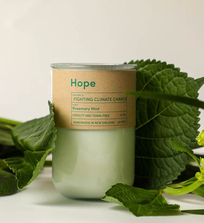 Hope Candle -  Gives To Fighting Climate Change: Sierra Club