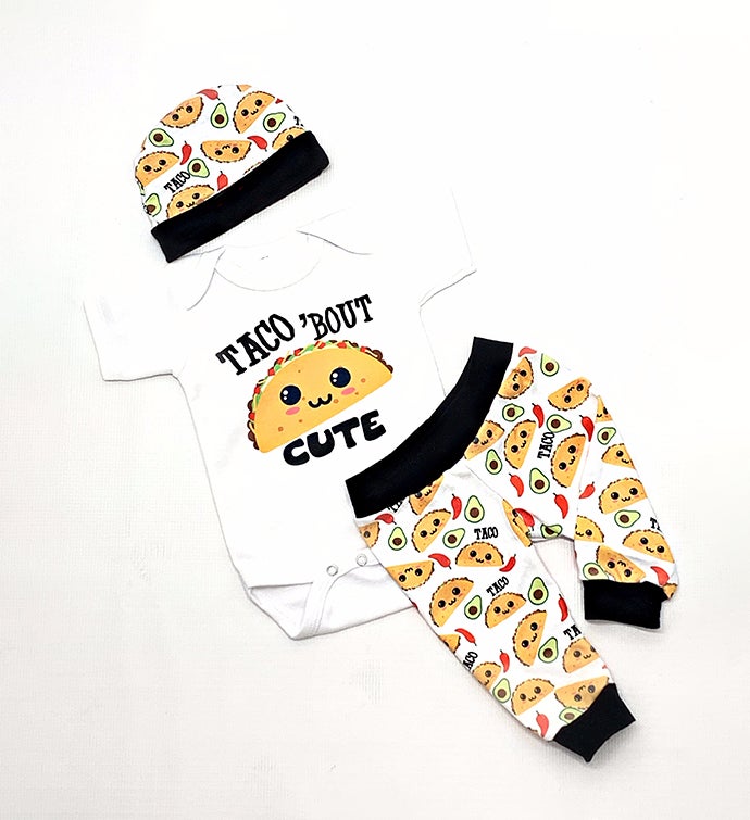 Taco Baby Outfit Newborn