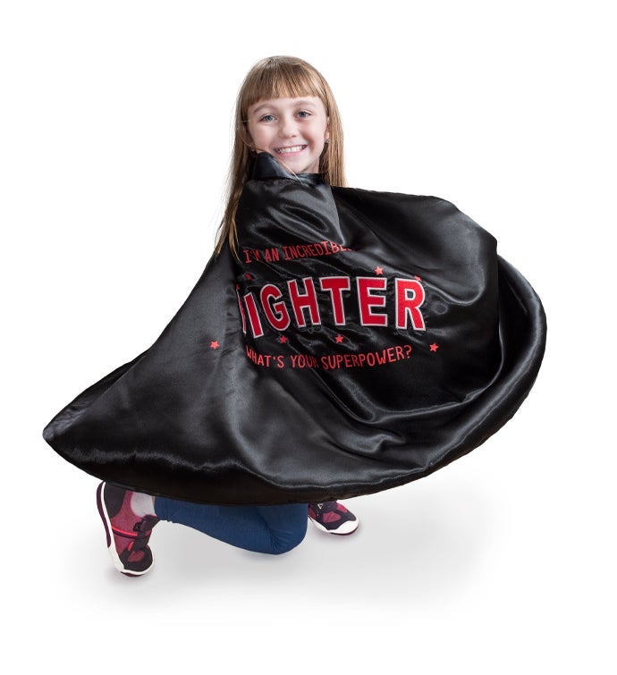 "I'm A Fighter   What's Your Superpower" Cape