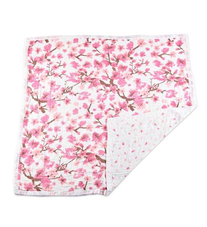 Bamboo Muslin Blanket - Floral