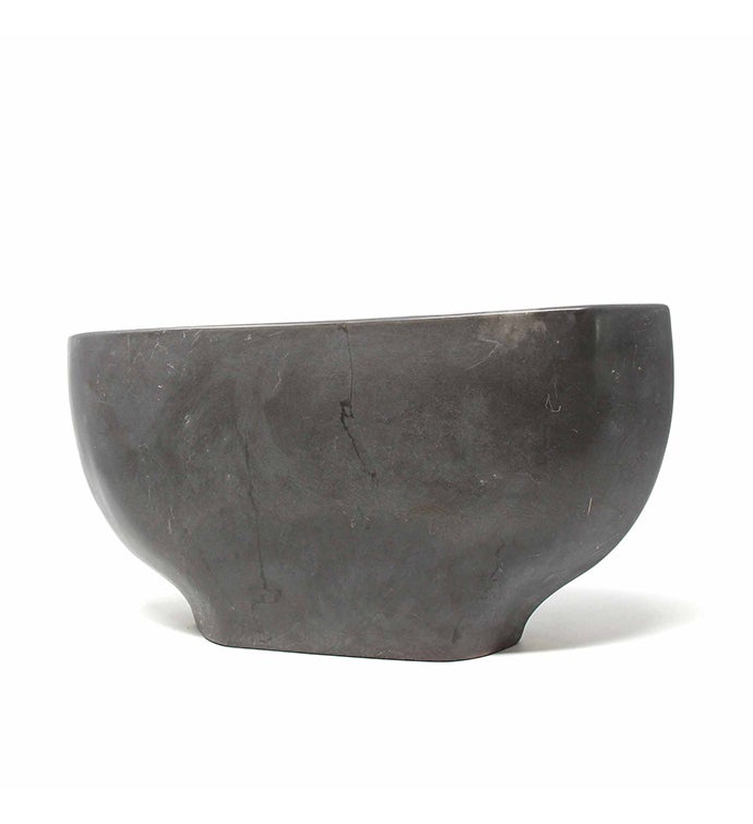 Handcarved Soapstone Hanukkah Menorah
