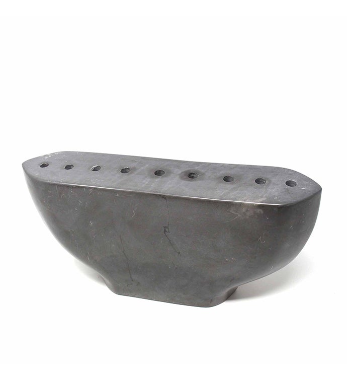 Handcarved Soapstone Hanukkah Menorah