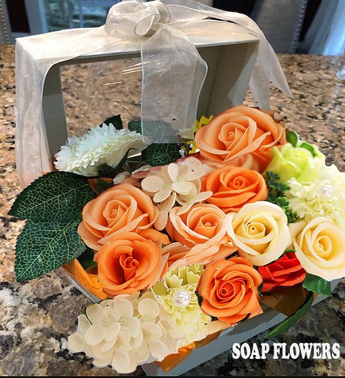 Sunshine Soap Flower Gift Box