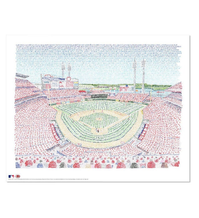 Word Art Baseball Stadiums