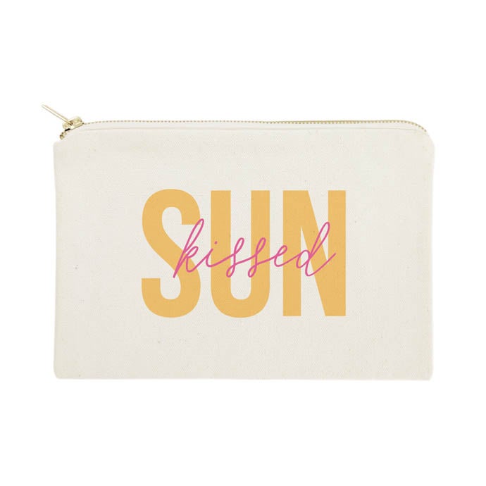 Beach Themed Makeup Bag & Travel Pouch