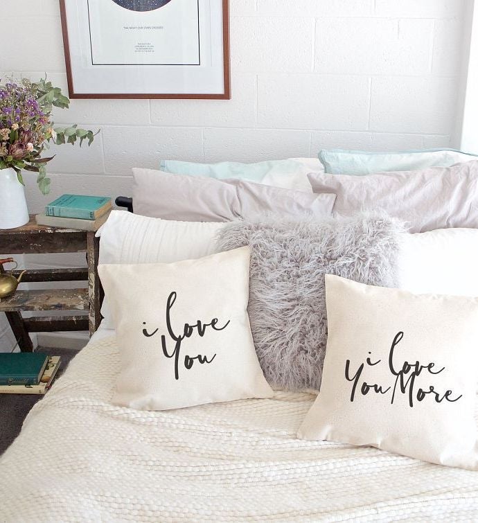 Pillow Cover Sets for Couples