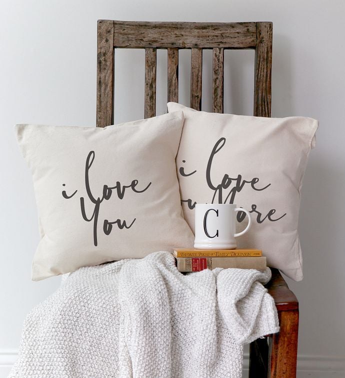 Pillow Cover Sets for Couples