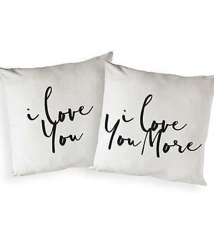 Pillow Cover Sets for Couples