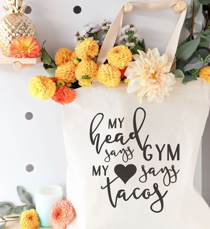 Gym Lover Reusable Shoulder Tote