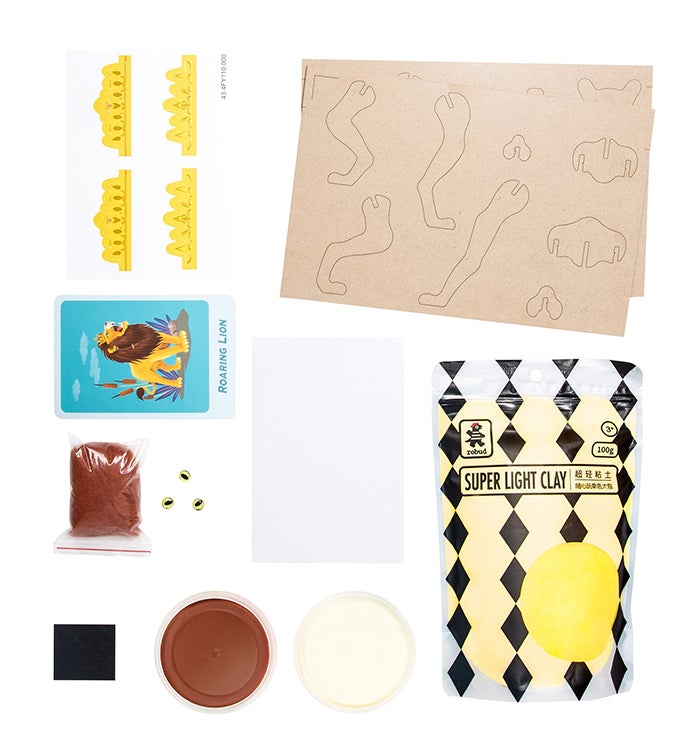DIY 3D Wood Puzzle with Clay