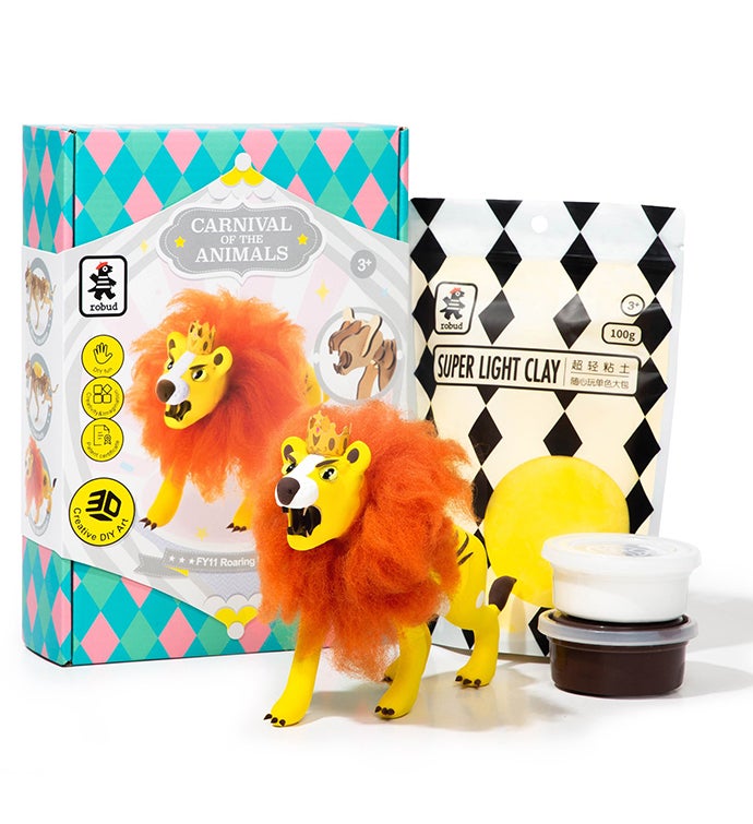 DIY 3D Wood Puzzle with Clay