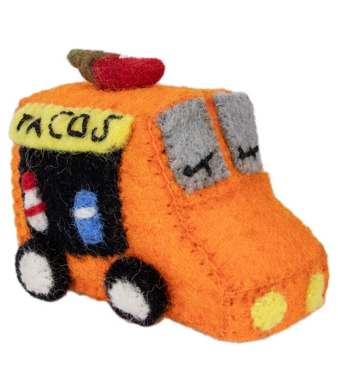 Wild Woolies Handmade Felt Taco Truck Birdhouse