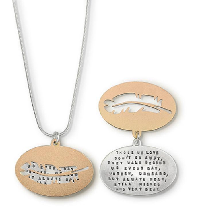 Falling Feather Necklace