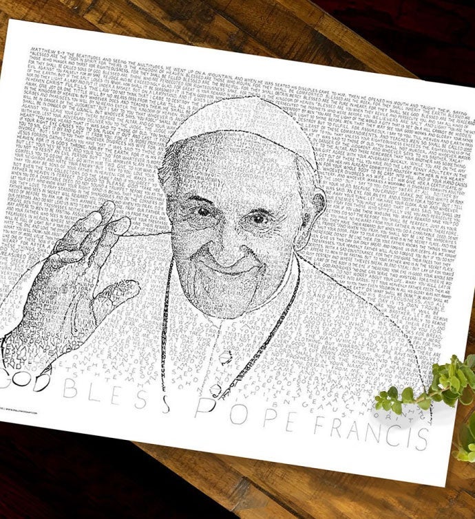 Pope Francis Word Art