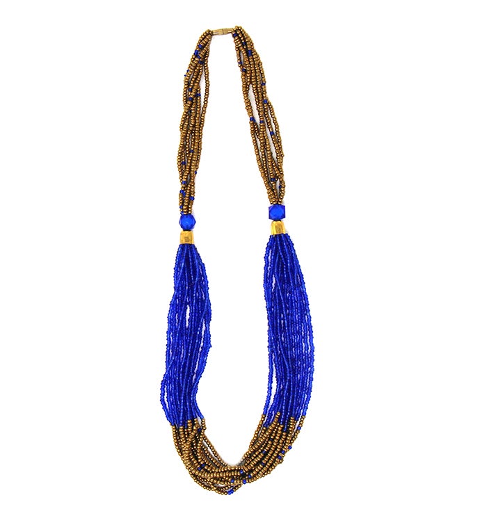 Handmade Multistrand Maasai Bead Necklace
