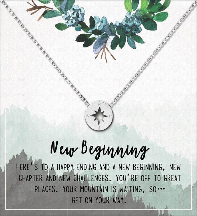 Anavia Dainty Compass Class Of 2022 Graduation Pendant Necklace