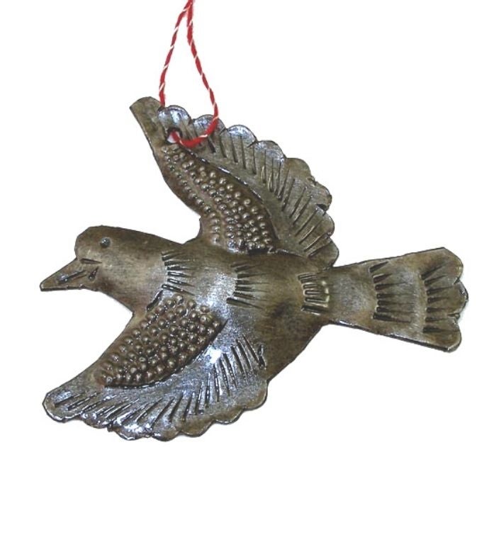 Recycled Haitian Steel Drum Christmas Ornaments - Set Of 3