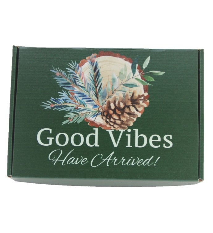 Good Vibes Gift Box Couples "Happy Holidays" Card