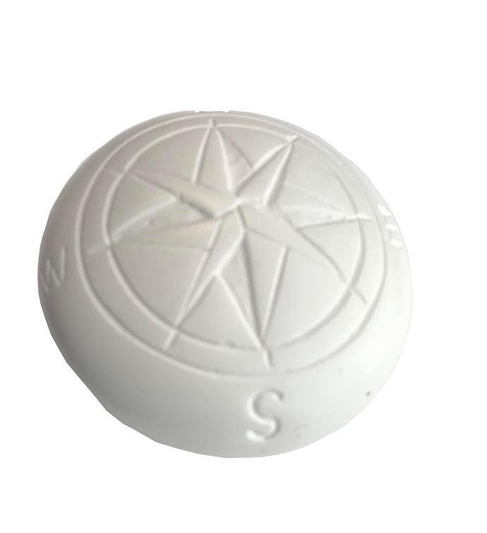 Compass Soapstone Desk Paperweight