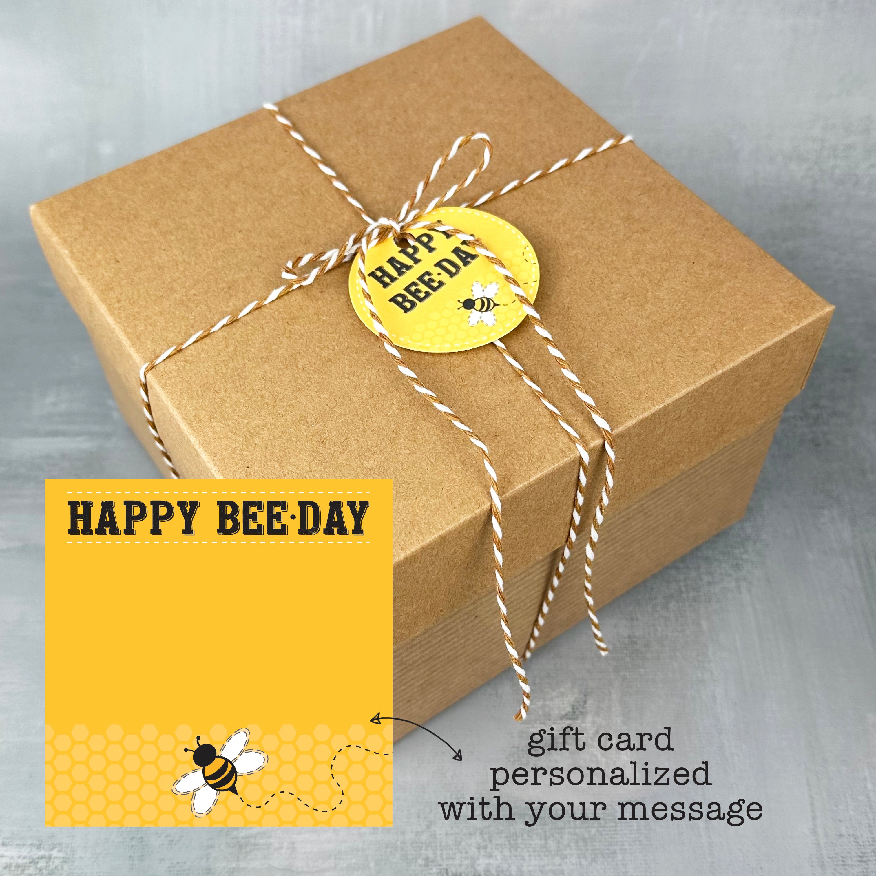 Happy Bee Day Succulent Spa Gift Box