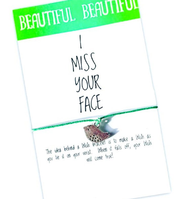 I Miss Your Face Wish Bracelet