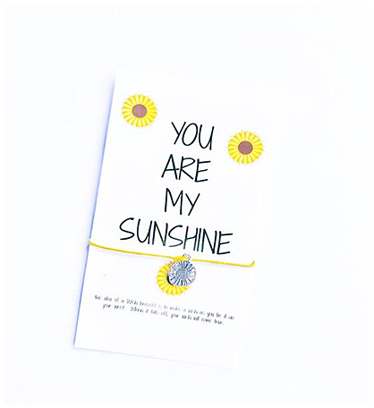 You Are My Sunshine Wish Bracelet
