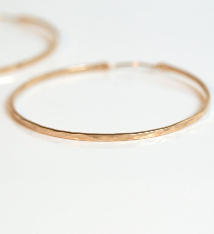Hammered Hoops