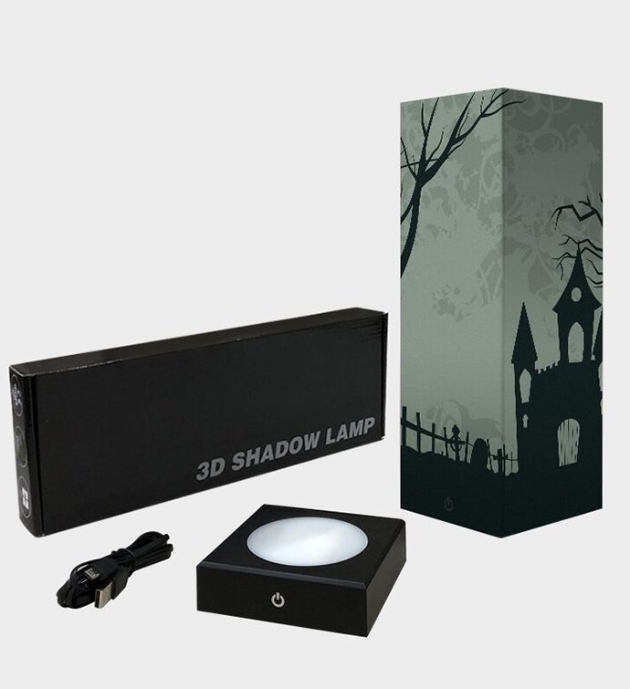 Halloween 3d Illusion Paper Decorative Lights