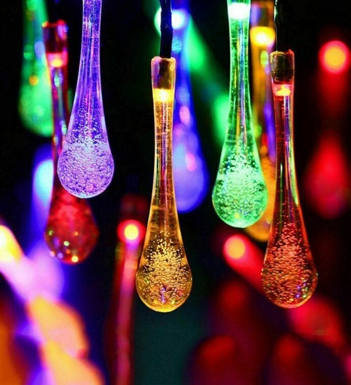 Multi Color Solar String Lights
