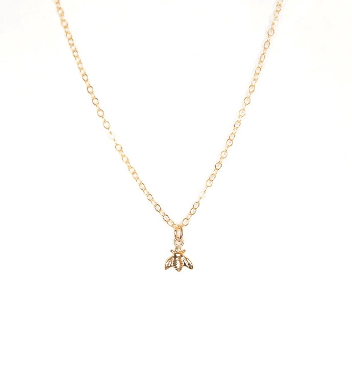 14k Gold Filled Bee Necklace