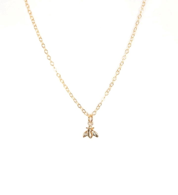 14k Gold Filled Bee Necklace